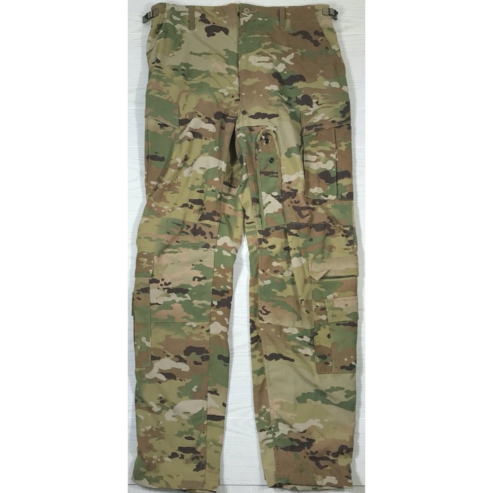 US Military Aircrew Combat Trousers Large 36x34 Camo Cargo Army Adjustable Waist